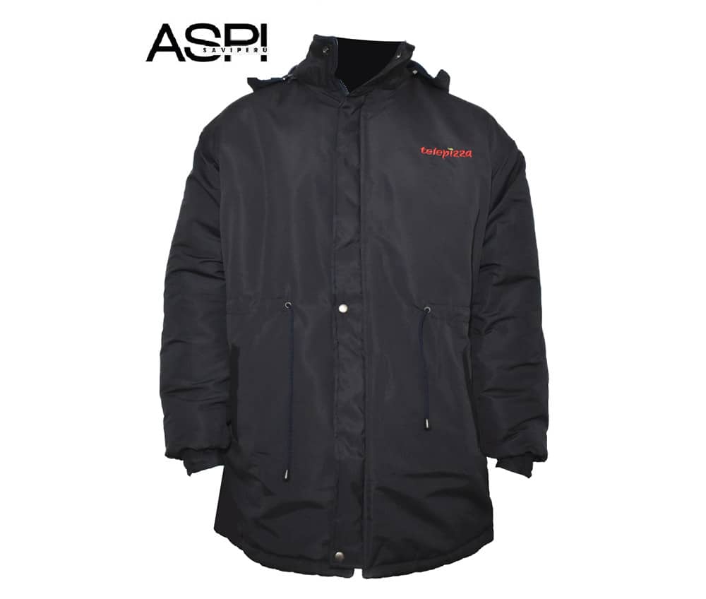 Casaca con Tela Engomada y Forro Polar