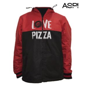 Casaca en Taslán Tejido a Dos Colores con Forro Polar