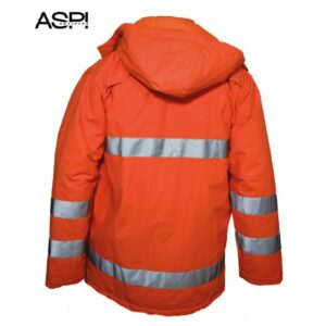 Saco en Hipora Color Naranja con Forro Polar y Thinsulate