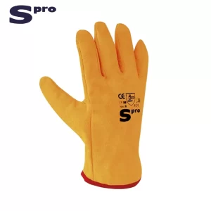 GUANTE SPRO CONDUCTOR CARNAZA AMARILLA 10″